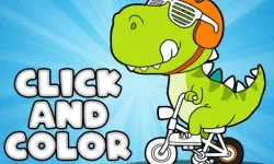 Click And Color Dinosaurs