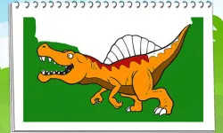 Coloring Book Dinosaurs