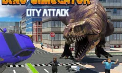 Dino Simulator City Attack