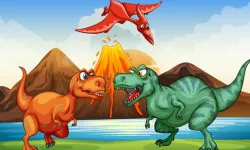 COLORFUL DINOSAURS MATCH 3