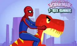 Spiderman T-Rex Runner